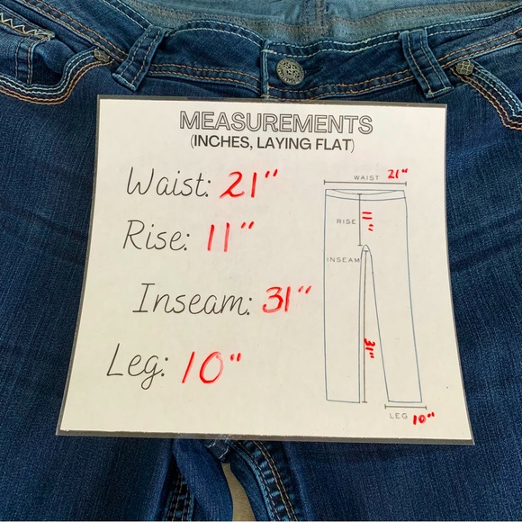 SILVER SUKI SURPLUS Women PLUS DarkWash Denim Jeans Stitch Flap Pocket 24/L32 - Picture 12 of 15